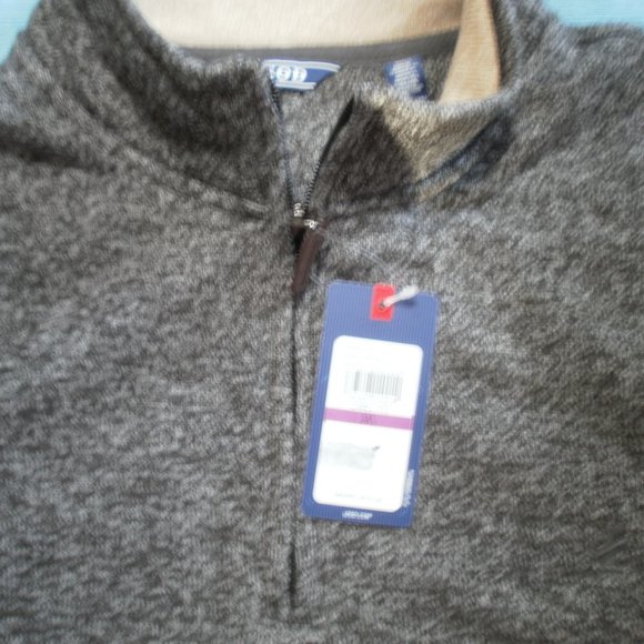 IZOD FLEECE PULLOVER 1/4 ZIP LONG SLEEVE 2XL NEW WITH TAGS - Picture 4 of 4